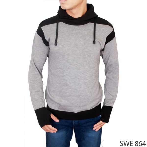 Sweater Rajutan Pria Rajut Abu – SWE 864