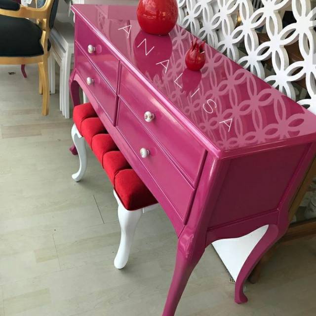 Meja Rias || Set Meja Rias || Stool Mini || Stool Shabby