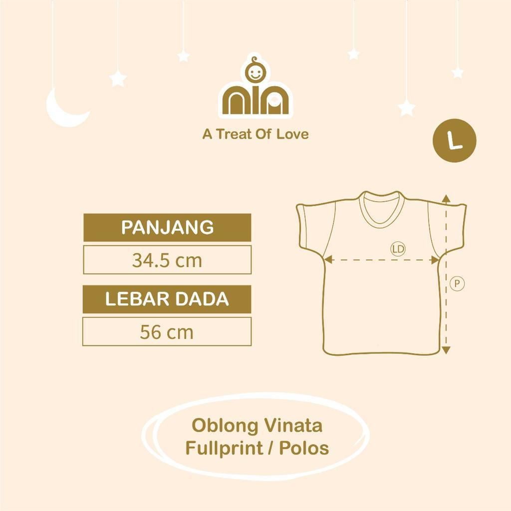 VINATA-OBLONG BAYI POLOS 6 WARNA OBLONG BAYI NEW BORN LEMBUT