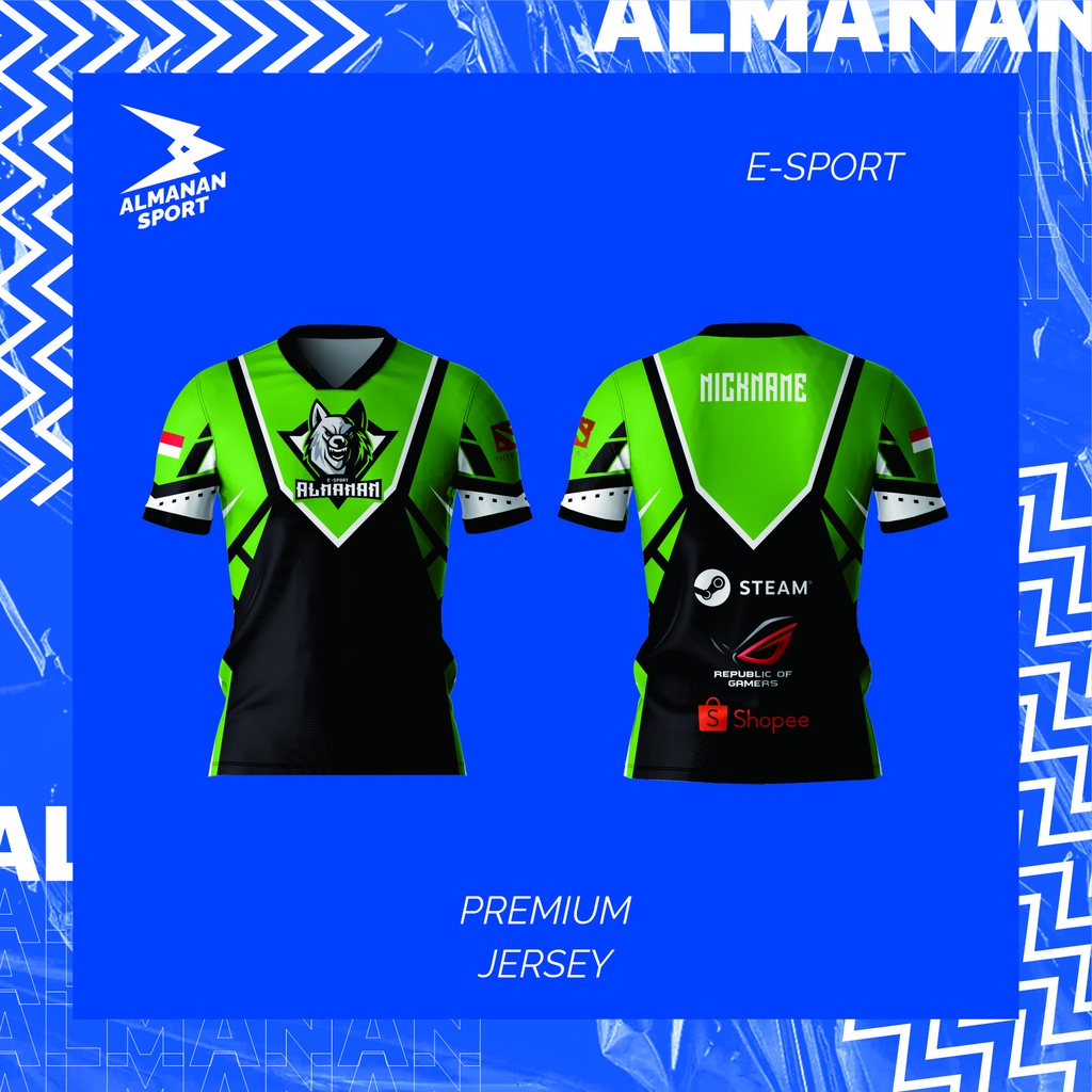 [JERSEY PREMIUM] - JERSEY E- SPORT / KAOS E-SPORT | PAKAIAN OLAHRAGA | KAOS OLAHRAGA | JERSEY MURAH 