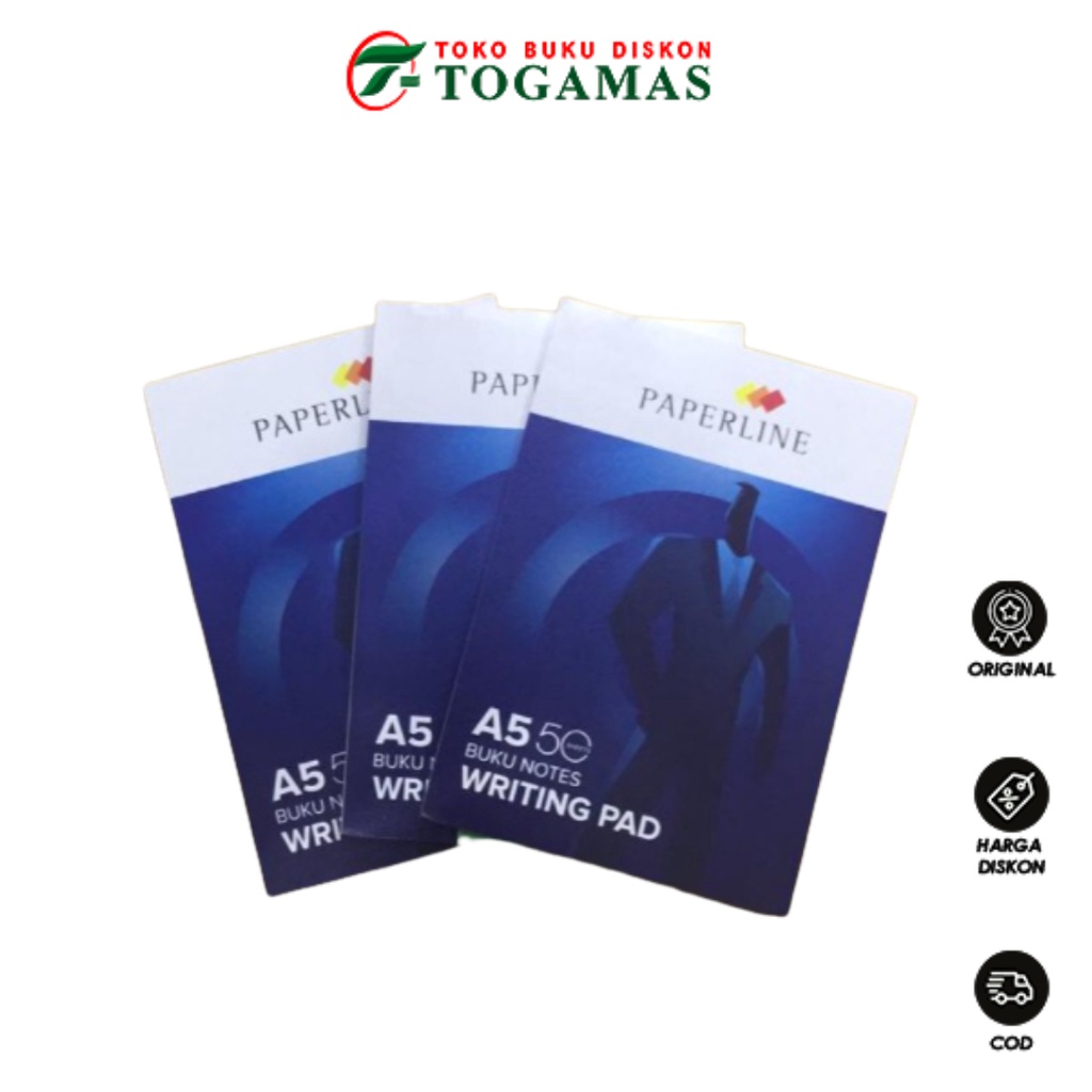 

TERMURAH !! REPORT PAD A5-50 PAPERLINE
