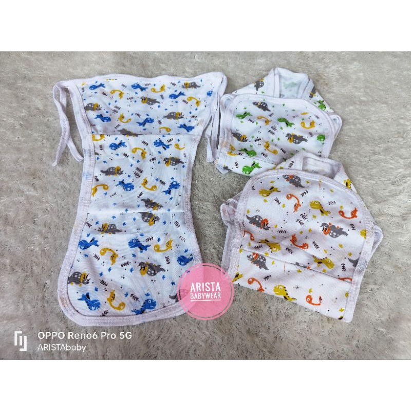 ARISTA BABY - (6PCS) Popok sambung bayi motif animal/dino