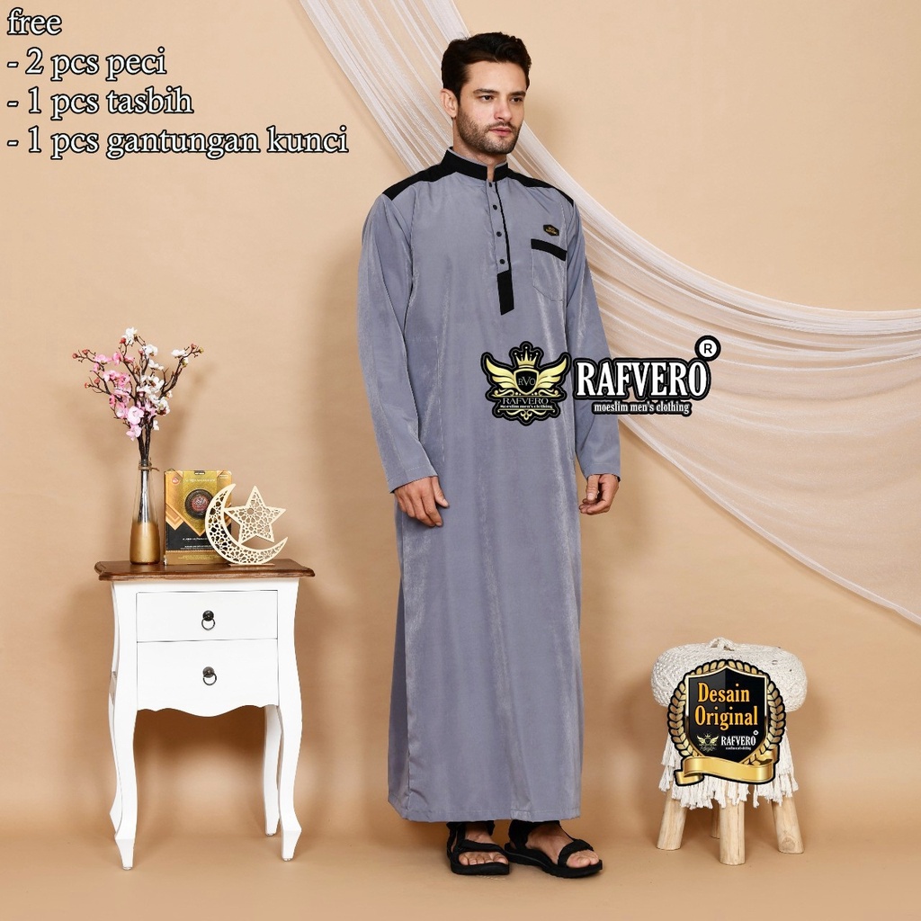 KOKO JUBAH GAMIS PRIA DEWASA MODEL TERBARU - BAJU MUSLIM LAKI LAKI - JUBAH ALHARAMAIN - KOKO DEWASA - GAMIS MUSLIM PRIA M L XL