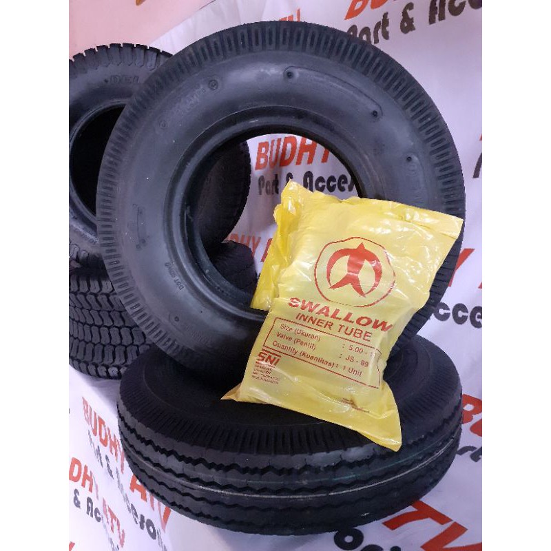 Ban ATV onroad ring 10 uk 500-10 swallow luar dalam