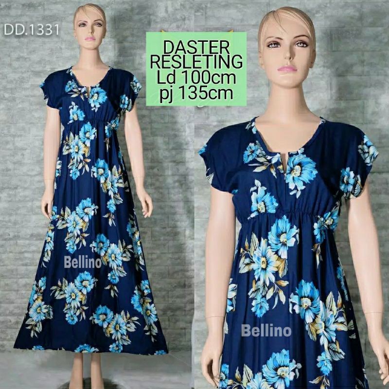 Daster Wanita Resleting Motif Bahan Rayon Super Soft Adem Allsize Fit L / Daster Manohara Motif Adem