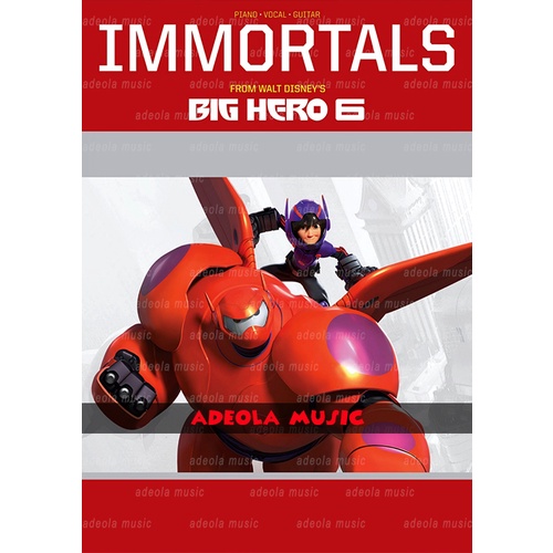 Buku Piano Disney / (PD-113) IMMORTALS – BIG HERO 6