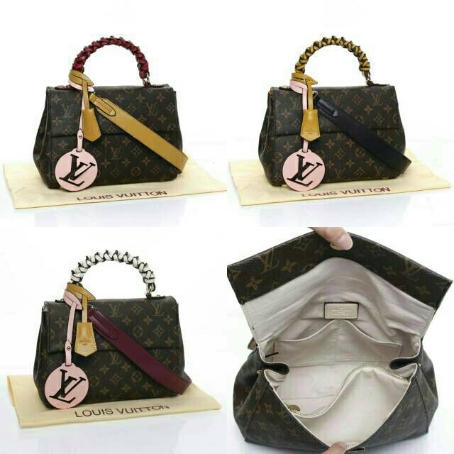 Tas Fashion LV Cluny BB Monogram Braided Handle 43982
