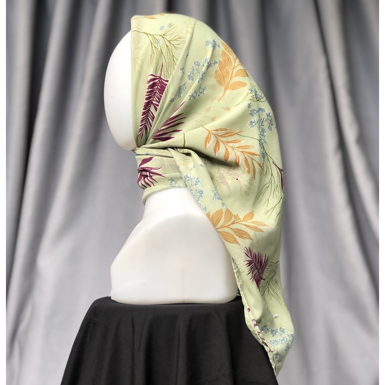 SEGIEMPAT MIDE  jilbab fine hijab viney motif kerudung chiffon japan krudung motif murah GYNDA