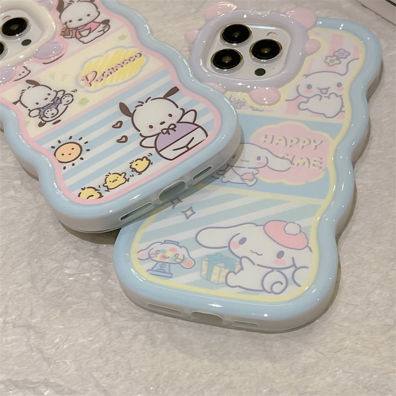 Casing Soft Case Silikon Motif Kartun Kelinci / Anjing / Kucing Untuk iPhone 13 / 12 / 11 Pro Max / X / Xr / Xsmax