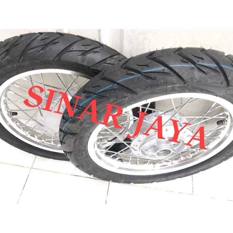 sepaket velg ring 14 or 17 honda c70 c700 c50 c100 grand astrea 800 prima legenda supra old win dll 