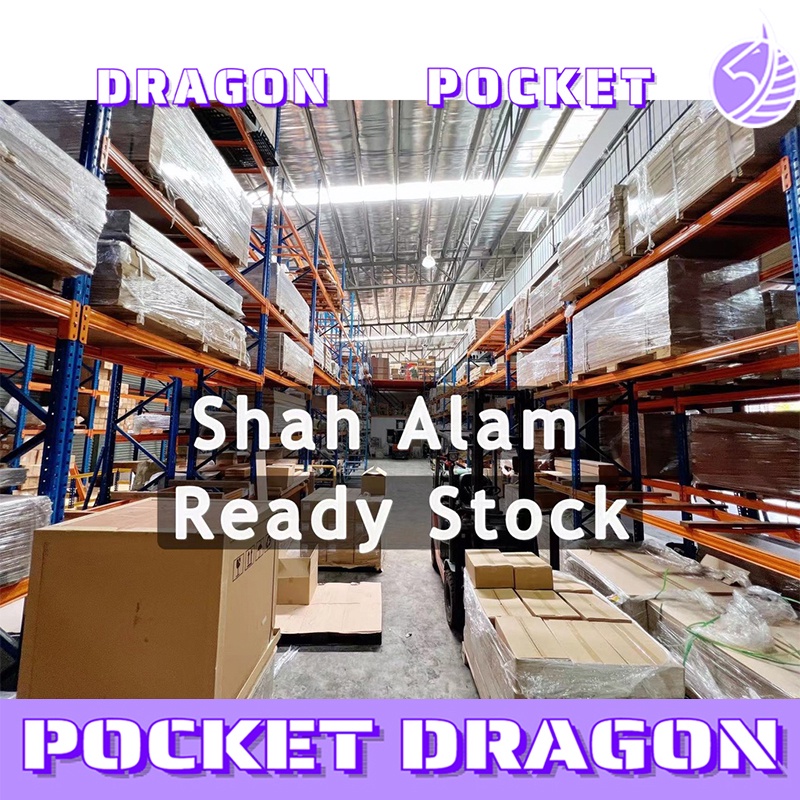 Pocket Dragon  Rak gudang besi susun Mahakuasa Penyimpanan Penyimpanan Multifungsi 4 Lantai  Muat 400kg 125*45.5*6CM