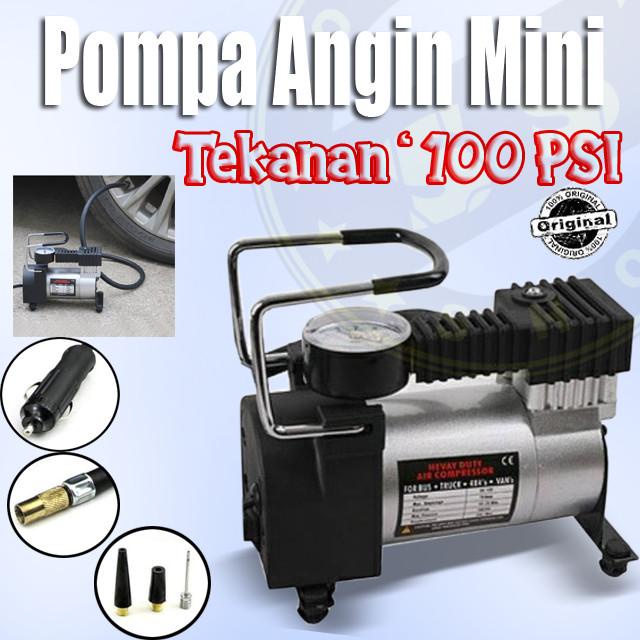 Kompresor / Kompresor Mini Pompa Ban Angin Mini Listrik Pompa Portable Elektrik