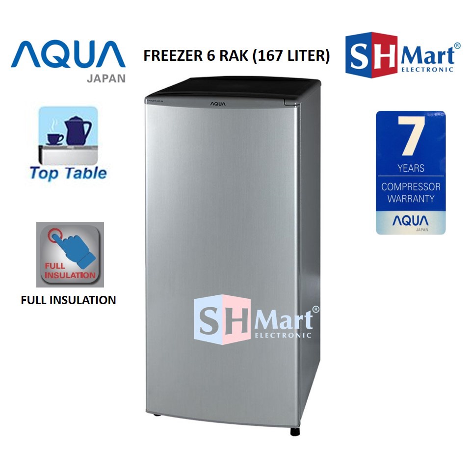 KULKAS FREEZER AQUA 6 RAK AQF-S6 / AQFS6 GARANSI RESMI (MEDAN)