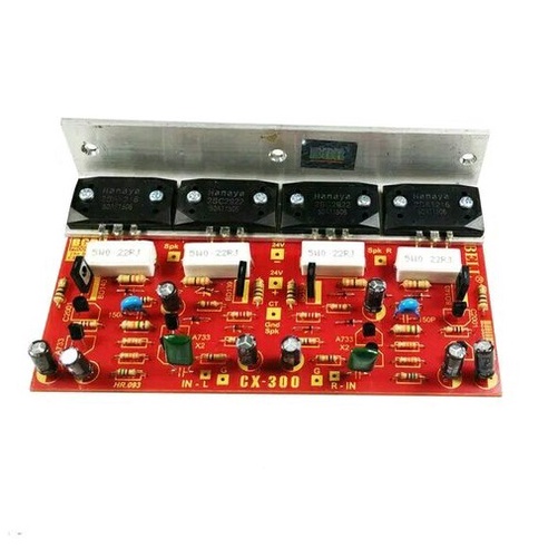 Kit Power Amplifier OCL System Stereo 300W (2 x 1 ) CX-300 RMS CX 300 Stereo Transistor Set Ampli bell