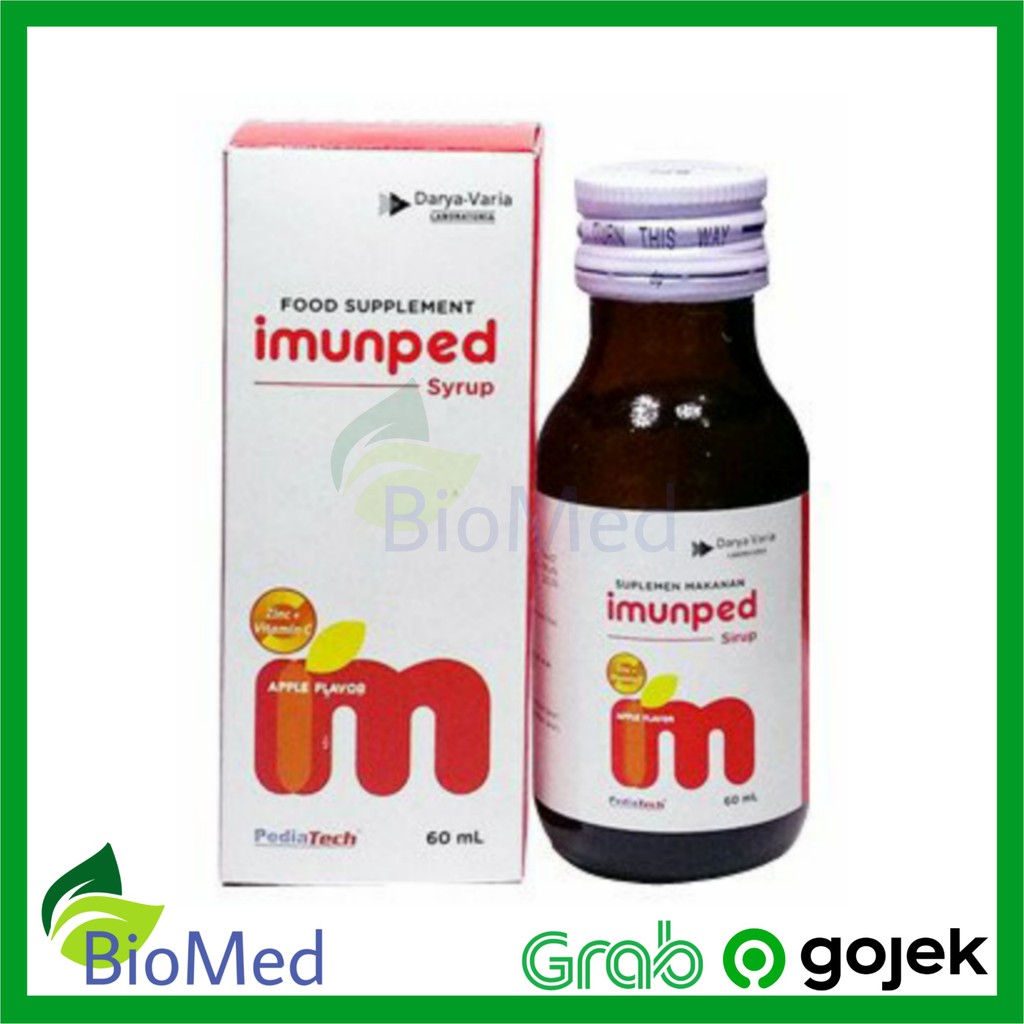 IMUNPED SIRUP 60 ml - Vitamin Suplemen Kesehatan Daya Tahan Tubuh Anak