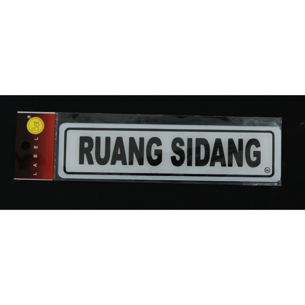

Label Akrilik Ruang Sidang