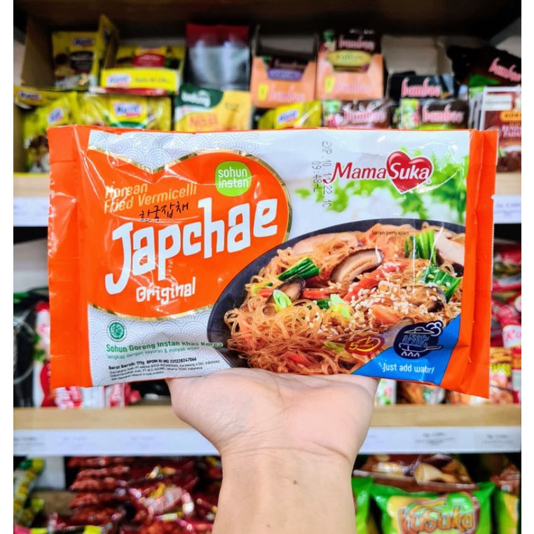 

MAMA SUKA JAPCHAE ORIGINAL 111GR SOHUN GORENG PEDAS