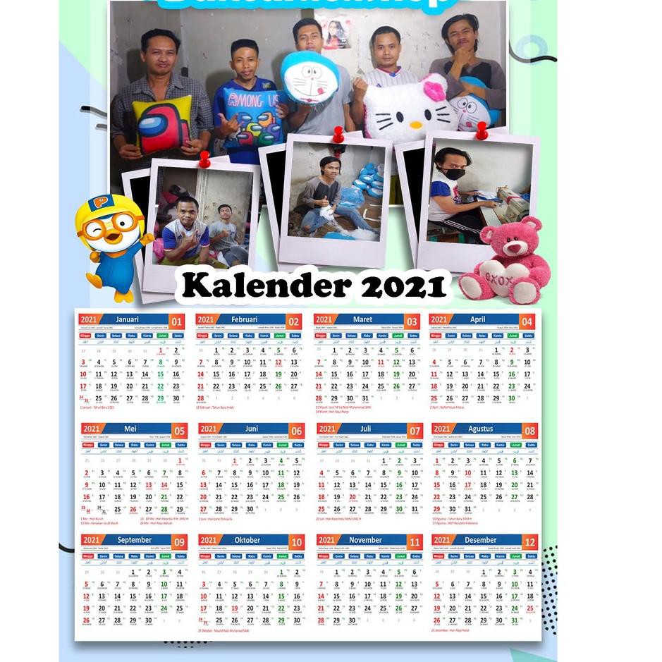 

REAL PICT ! BIG SALE KALENDER POSTER CUSTOM FOTO UKURAN A3