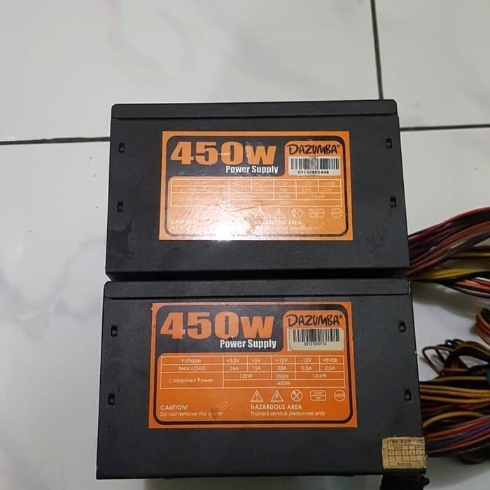 Power Suppyl PSU Dazumba 450Watt Pure