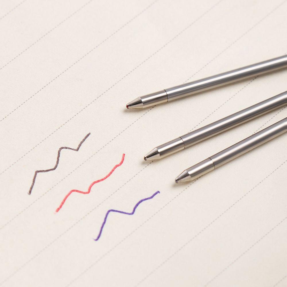 Populer 5PCS/Lot Berlian Pena Isi Ulang Alat Tulis Sekolah Perlengkapan Menulis Aksesoris Belajar Bolpoin Medium Nib Core