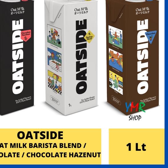 

3KD✵ Oatside Oat Milk Chocolate Hazelnut Barista Blend 1L | Susu Oat Gandum Banyak Peminat