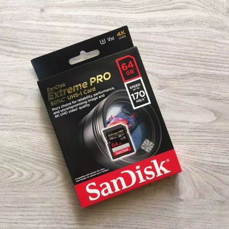 Sandisk Extreme Pro Memory SD Card 64 GB Original