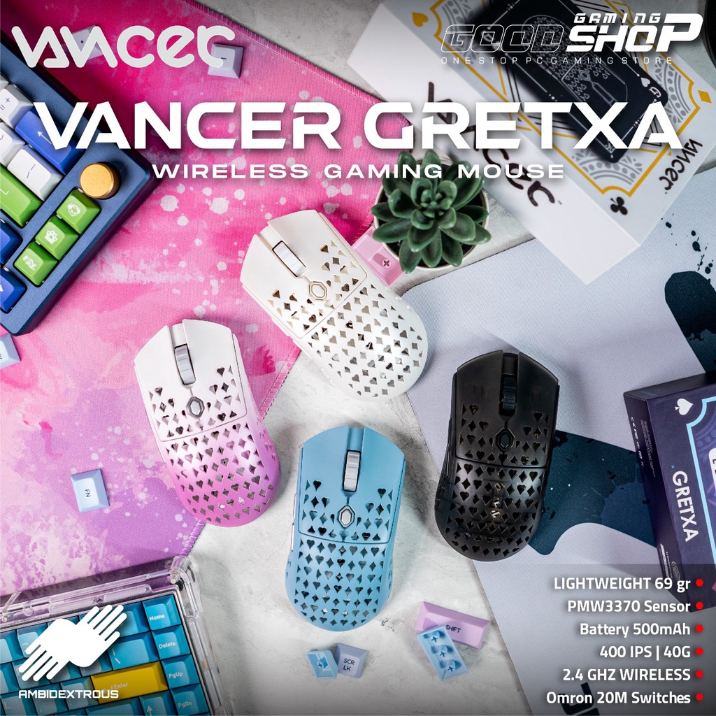 BTL Vancer Gretxa Wireless Ultralight - Gaming Mouse