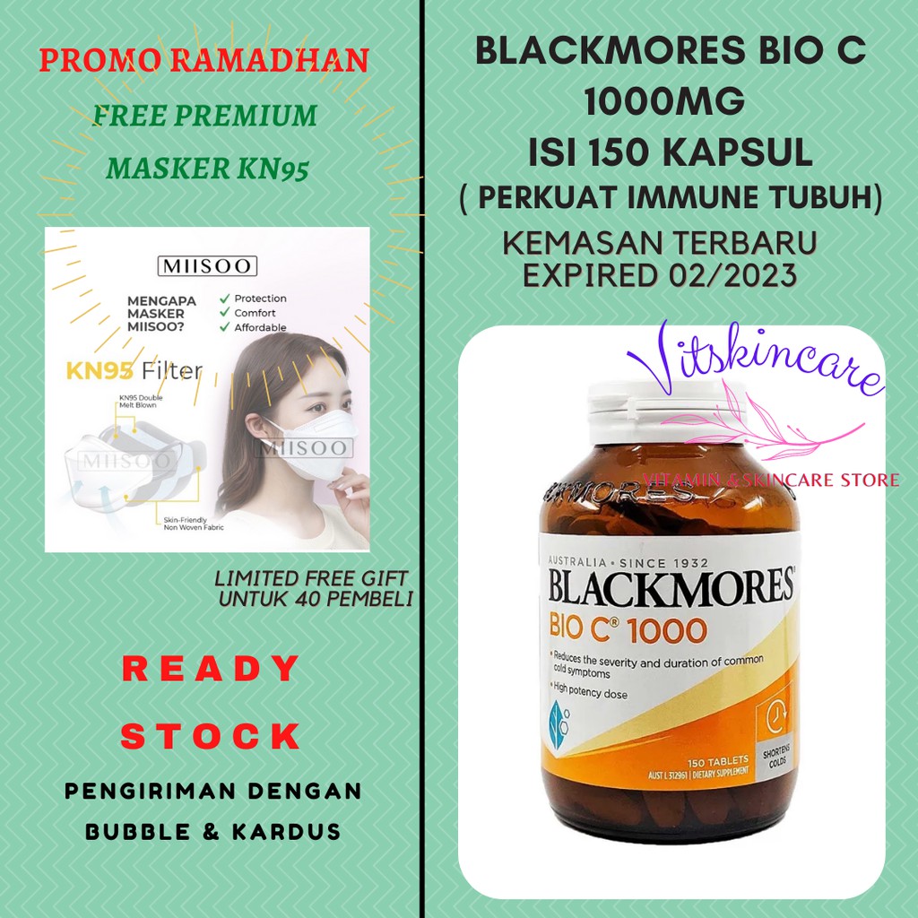 Blackmores Bio C 1000mg 150 Blackmores Bio C 1000 Vitamin C 1000 Mg Blackmores Vit C Shopee Indonesia