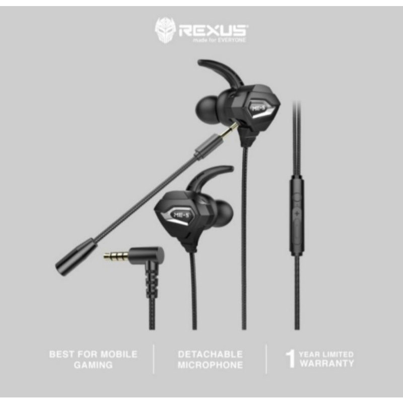Earphone Gaming REXUS ME-5 VONIX