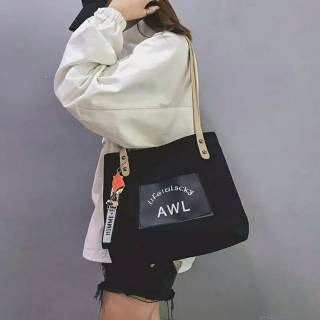 (BISA COD)-totebag-tote bag wanita magnet-tote bag magnet kanvas-tas keren wanita-TakesanBag - Totebag Wanita Payung - Bahan Semi Canvas Sintetis - Penutup Resleting - Ukuran Besar