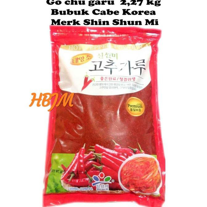 

Dijual Go Chu Garu 2,27 Kg - Bubuk Cabe Korea - Merk Shin Shun Mi - Gochugaru Terlaris