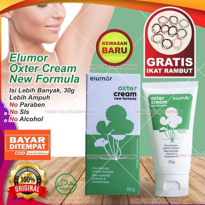 ELUMOR OXTER CREAM ORIGINAL OxterWhite Serum Pemutih Ketiak Selangkang