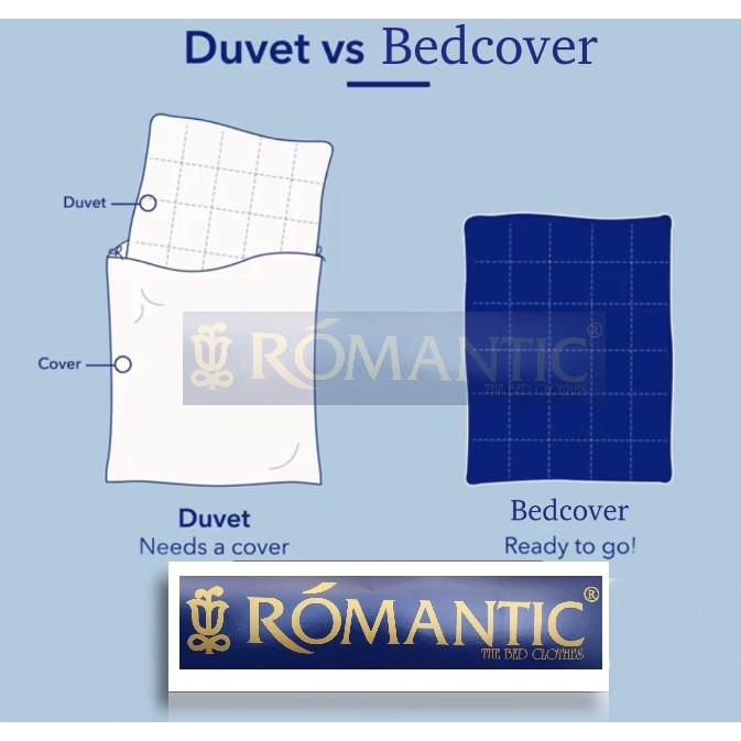 Inner Duvet / Quilt Hotel by ROMANTIC Katun Jepang putih polos Standard OYO