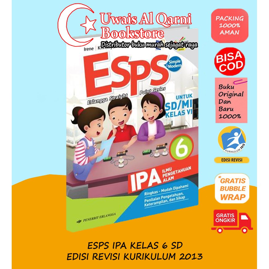 ESPS IPA 6 UNTUK SD-MI KLS VI K13N ERLANGGA