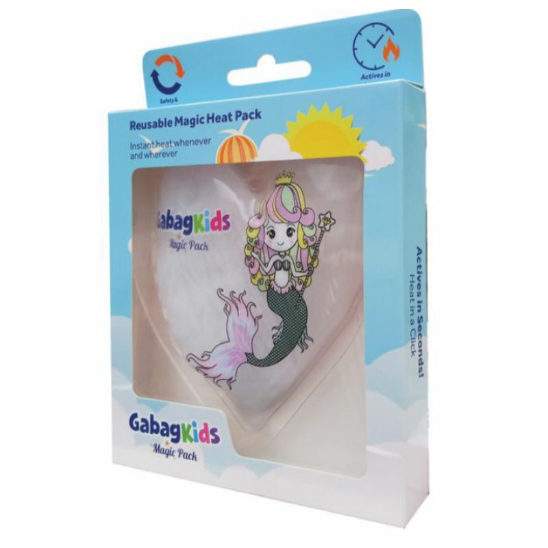 Gabag Kids Reusable Magic Heat Pack/ GEL PENGHANGAT