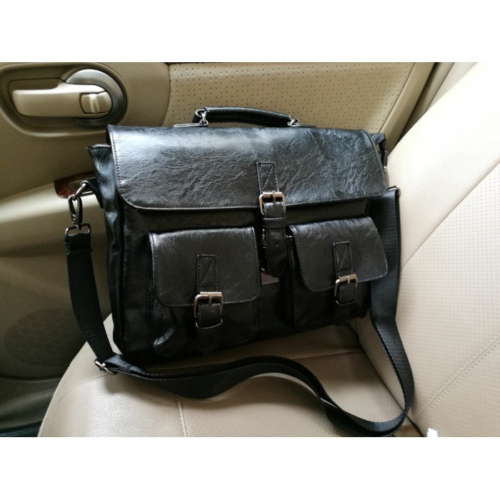 TERLARIS Tas selempang kantor/kerja Pria ISHIYA-FUTSU (3 in 1 impor)