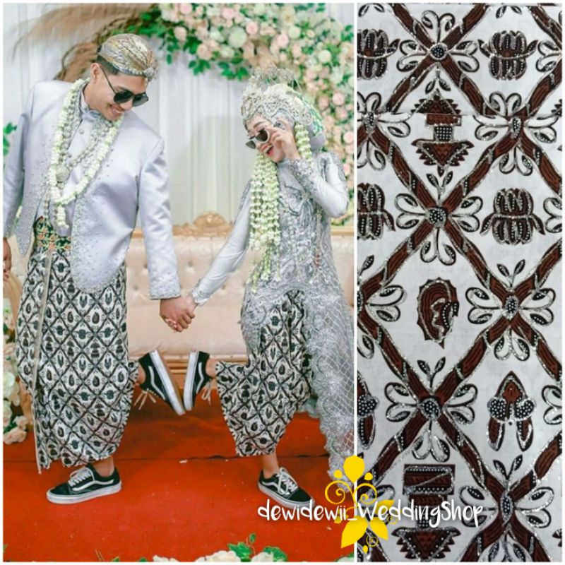 [Sepasang] Jarik Pengantin Prodo - Motif Sido Mulyo || Instan &amp; Lembaran