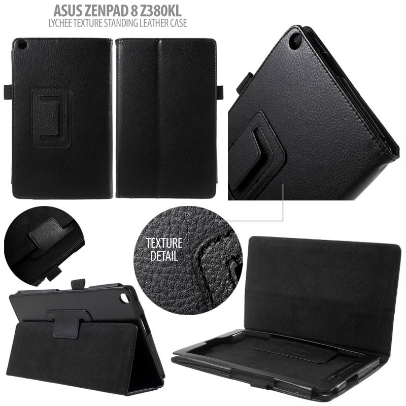 Asus Zenpad 8 Z380KL Standing Leather Flip Cover Casing Case Sarung