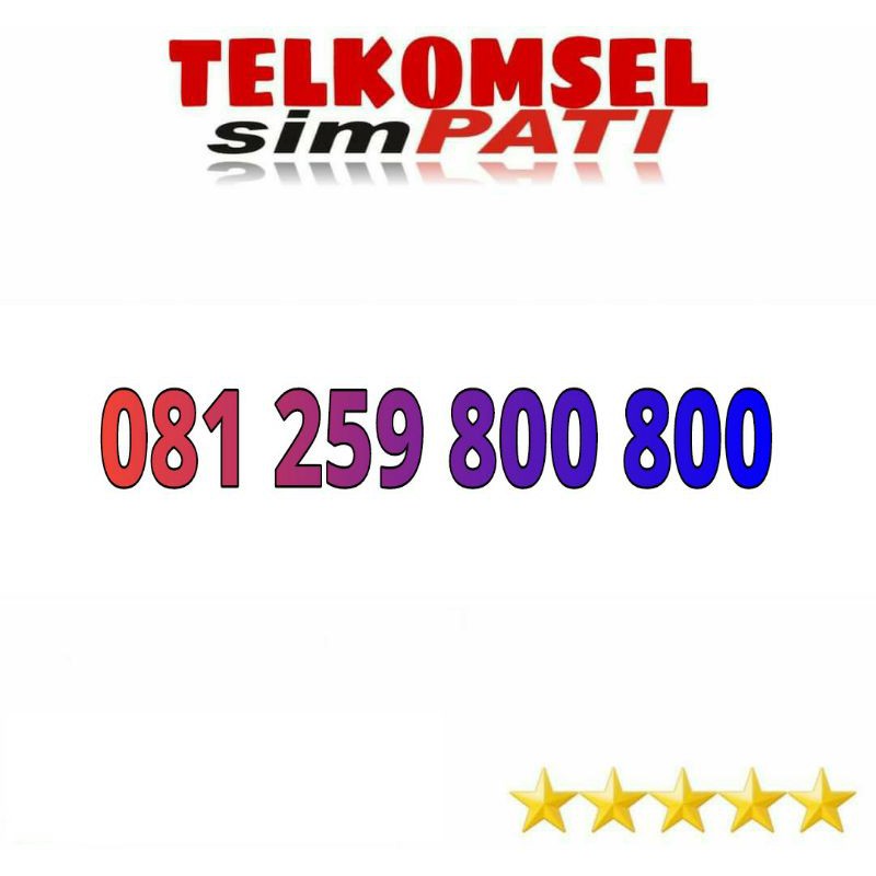 nomor cantik telkomsel simpati 800800