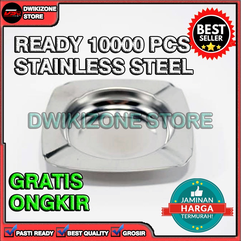 [GROSIR] ASBAK 11 CM STAINLESS TERMURAH ANTI KARAT BULAT MURAH TERMURAH GROSIRAN BESI