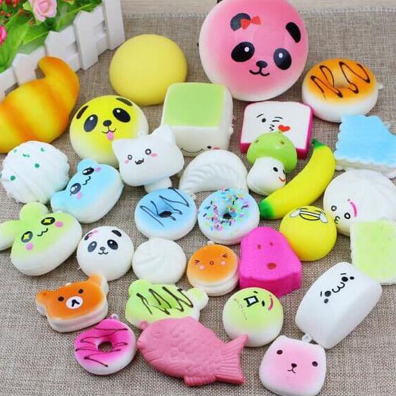rene.thomas| TERMURAH MAINAN SQUISHY PAKETAN 15pcs