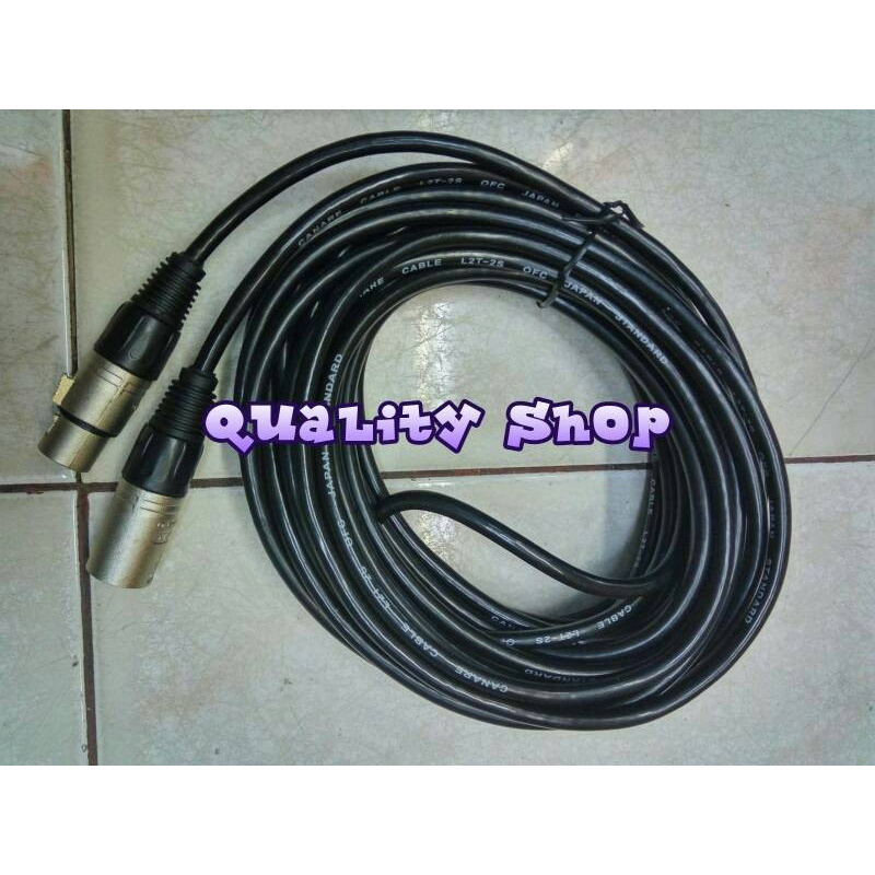 KABEL MIC CANARE 10M L2T-2S JAPAN STANDART PLUS JACK CANON MALE/FEMALE