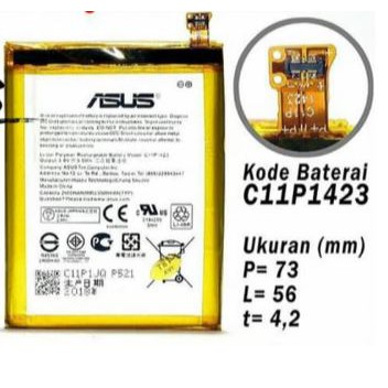 Battery Batre Baterai ASUS Zenfone 2 5 inch , ZE500CL , Z00D , C11P1423