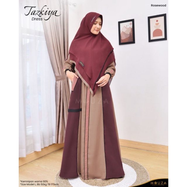 GAMIS MOM SYARI TAZKIYA DRESS BY MOUZA INDONESIA