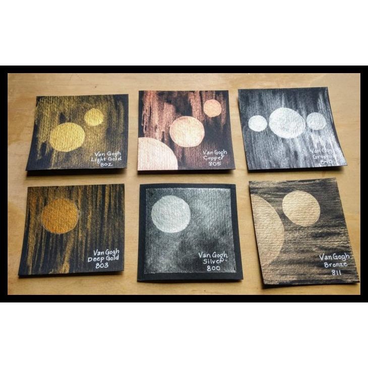 

Van Gogh Watercolor Half Pan Series Metallic Color