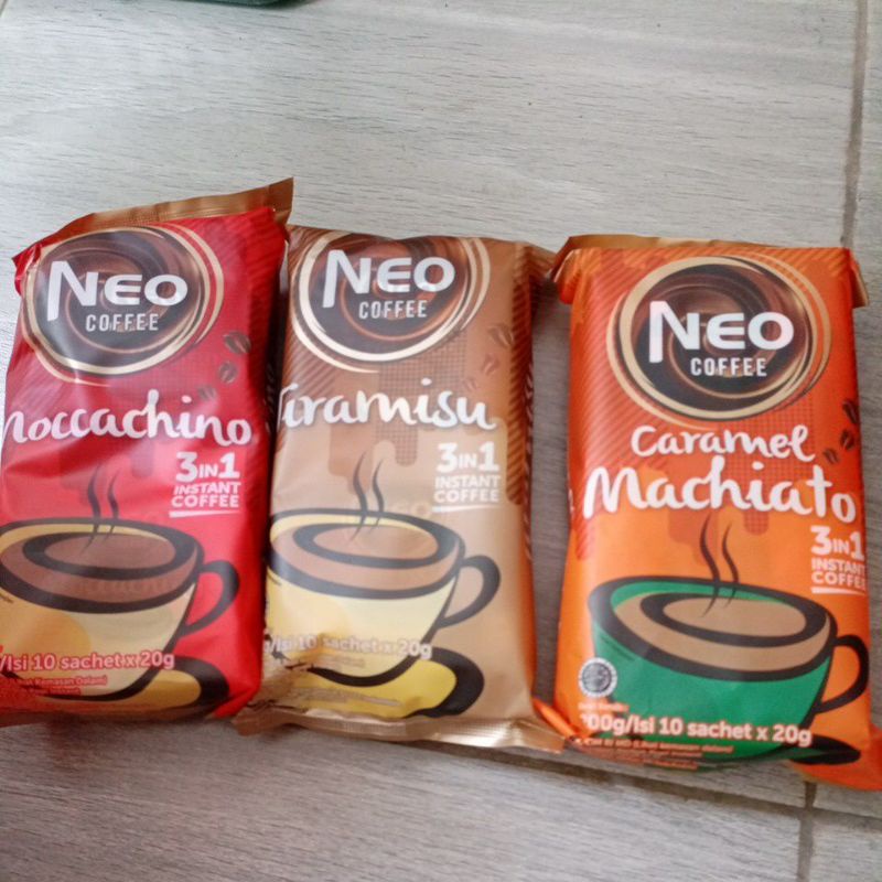 Kopi Neo Coffee Moccachino 200gr isi 9 sachet