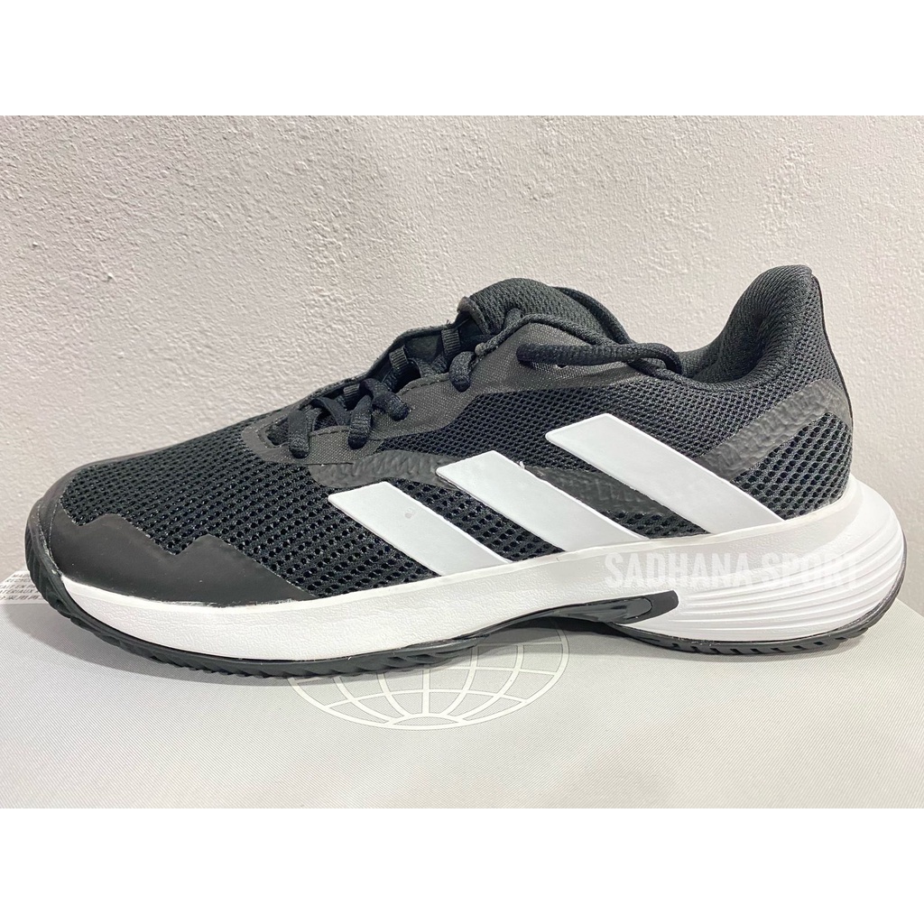 Sepatu Tenis Adidas Courtjam Control M Hitam Putih