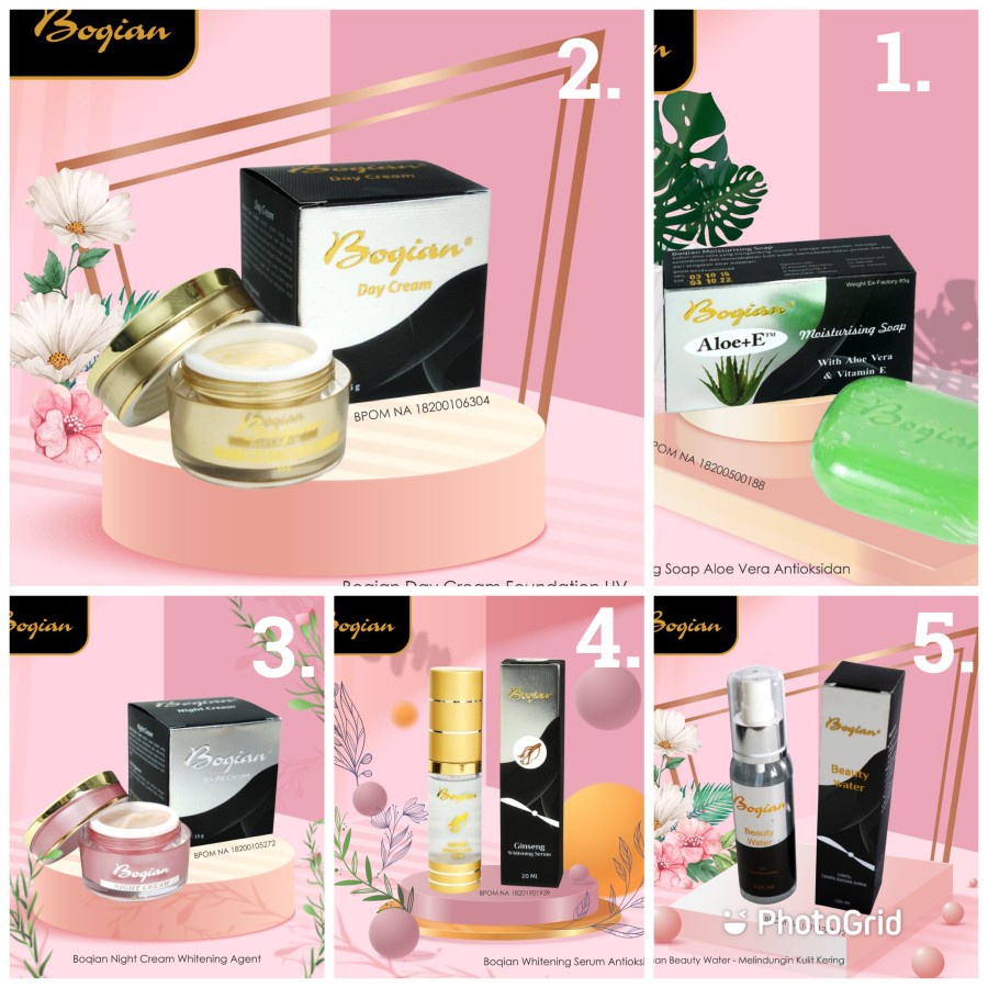 Bogian Skincare Sabun, Cream, Serum, Toner, Sheet Mask