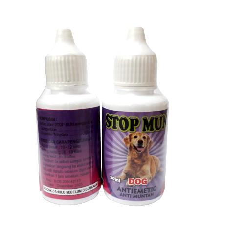 Obat Anti Muntah Untuk Anjing Merk Stop Mun Dog