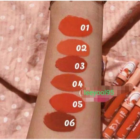 (CYBER) COD TERMURAH lipcream kiss beauty buah peach  kode  70060